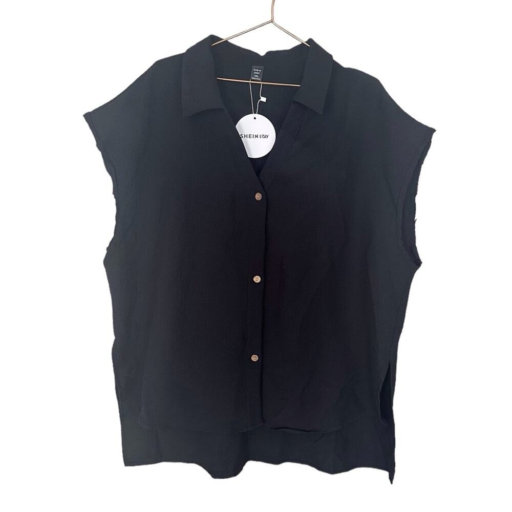 Shein Vacay black top coverup size 1X new with tag